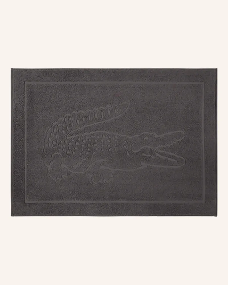Lacoste Badematte Llacoste schwarz Dunkelgrau