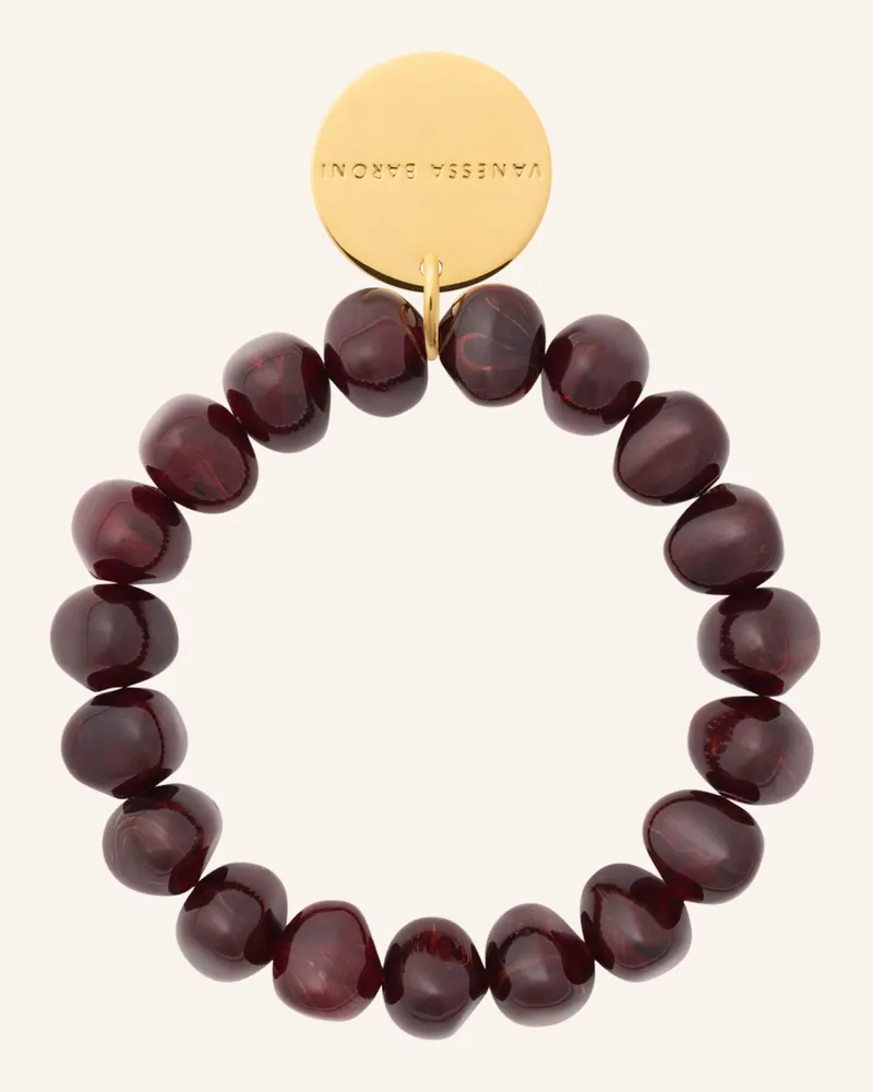 Vanessa Baroni Armbänderarmbänder Mini Stone Flex Bordeaux Marble By Glambou gold Gold
