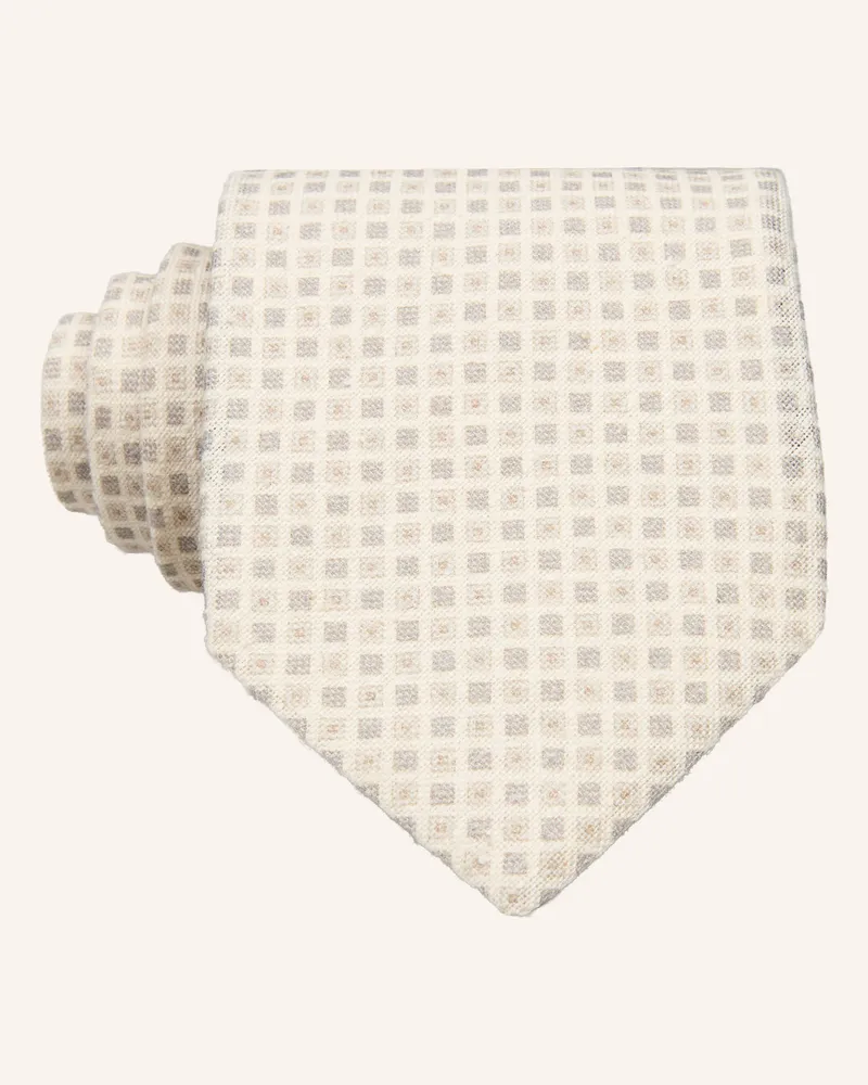 Profuomo Krawatte grau Ecru