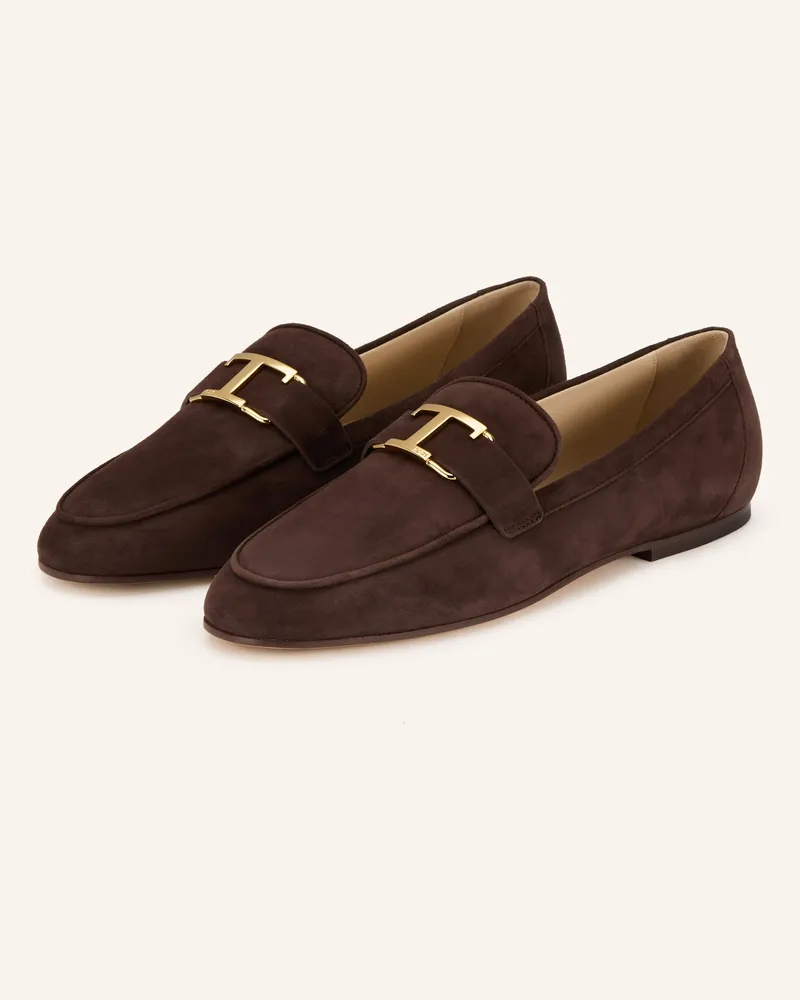 TOD'S Slipper braun Dunkelbraun