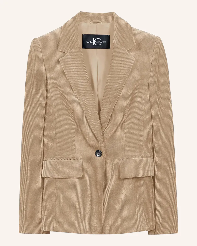 Luisa Cerano Cordblazer braun Beige