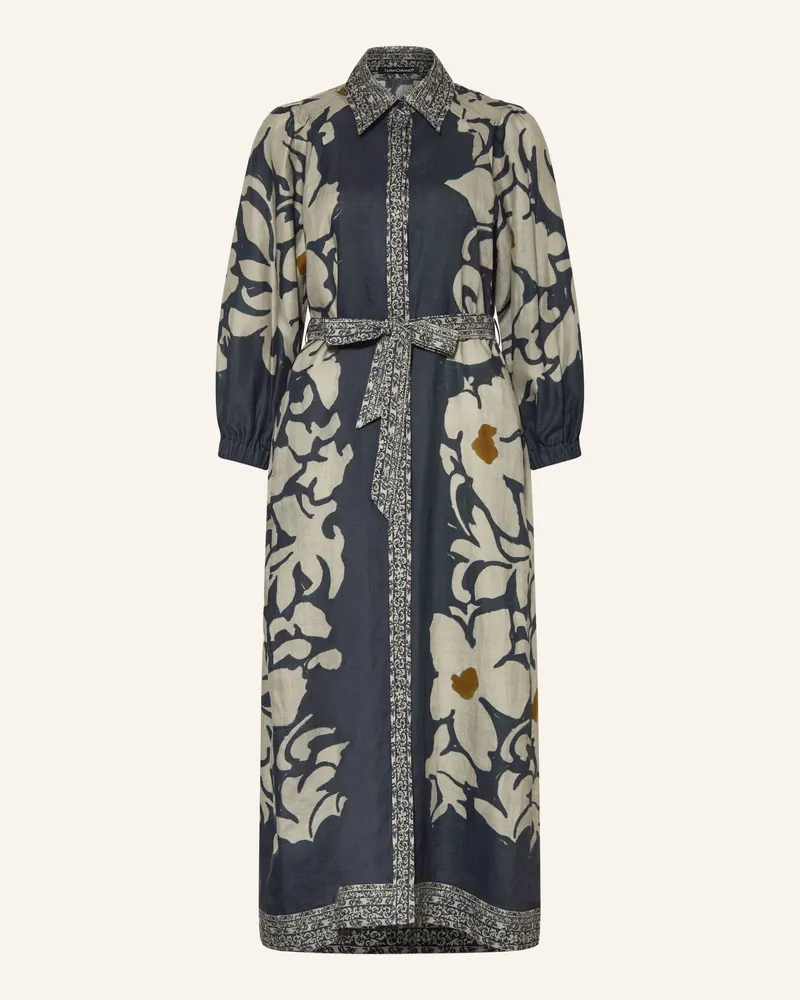 Luisa Cerano Hemdblusenkleid Dunkelblau