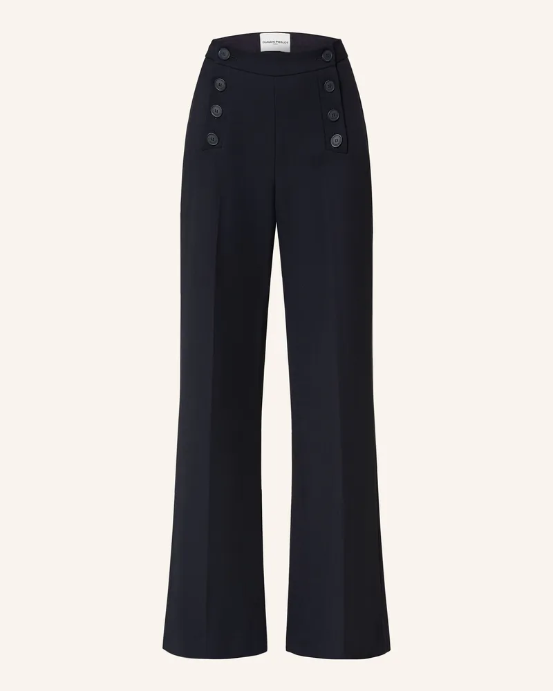 Claudie Pierlot Marlenehose Dunkelblau