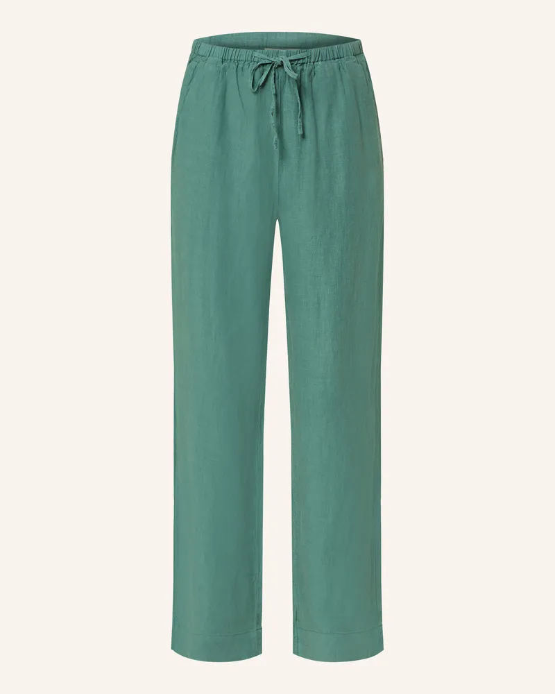 Marc O'Polo Leinenhose Grün