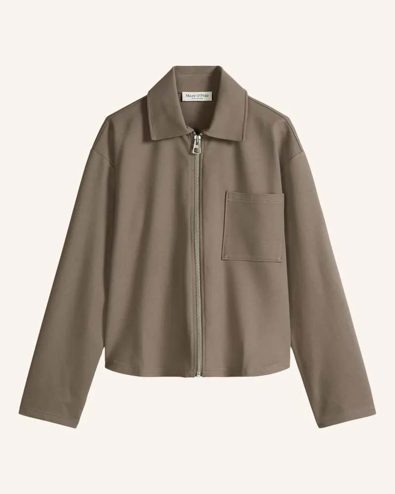 Marc O'Polo Jersey-Jacke braun Braun