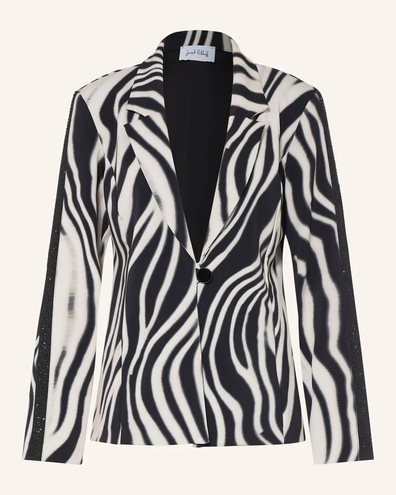 Joseph Ribkoff Blazer Mit Schmucksteinen schwarz Weiss