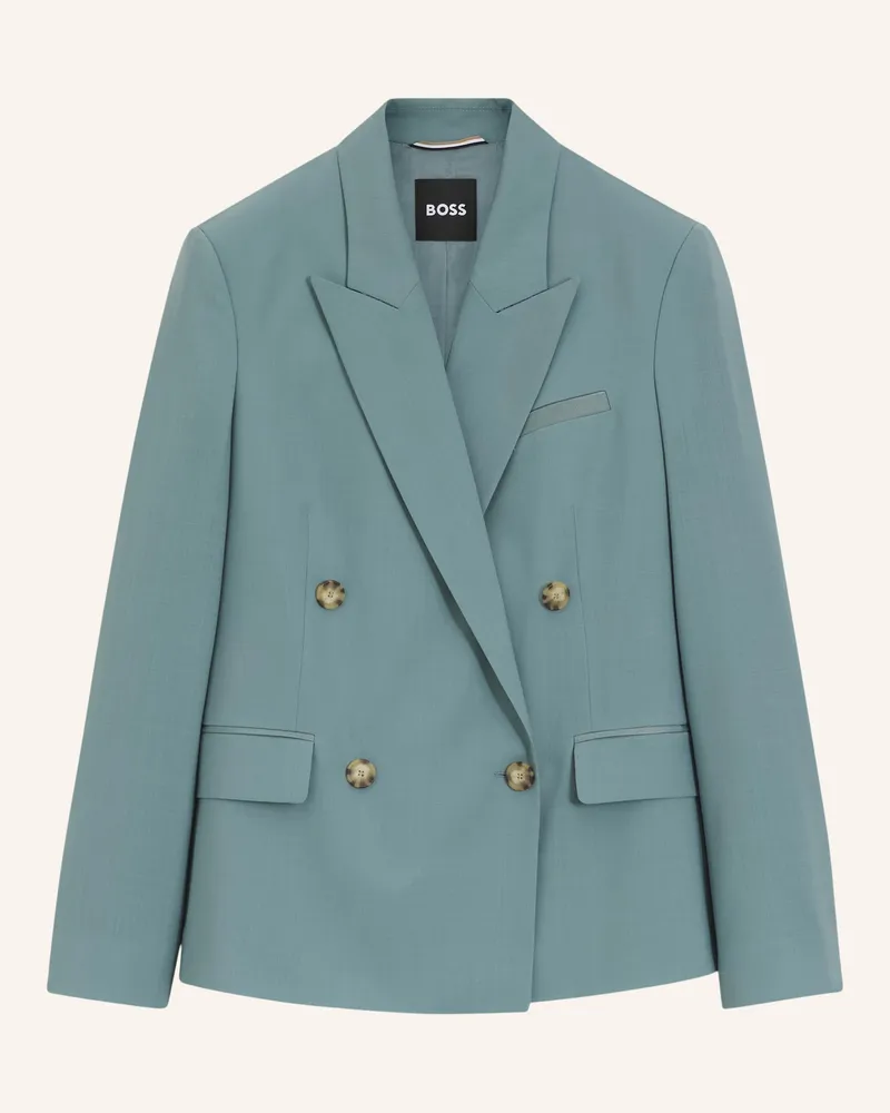 HUGO BOSS Blazer JALETO9 Regular Fit Blau