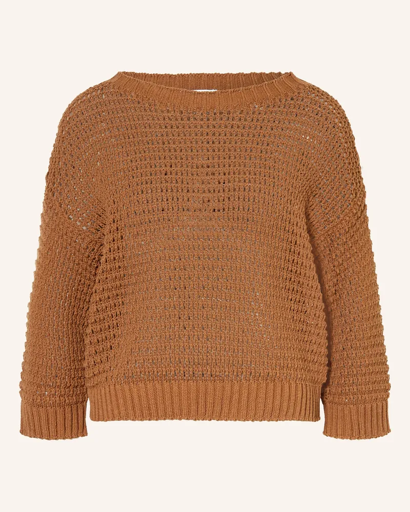 Darling Harbour Pullover mit 3/4-Arm Caramel