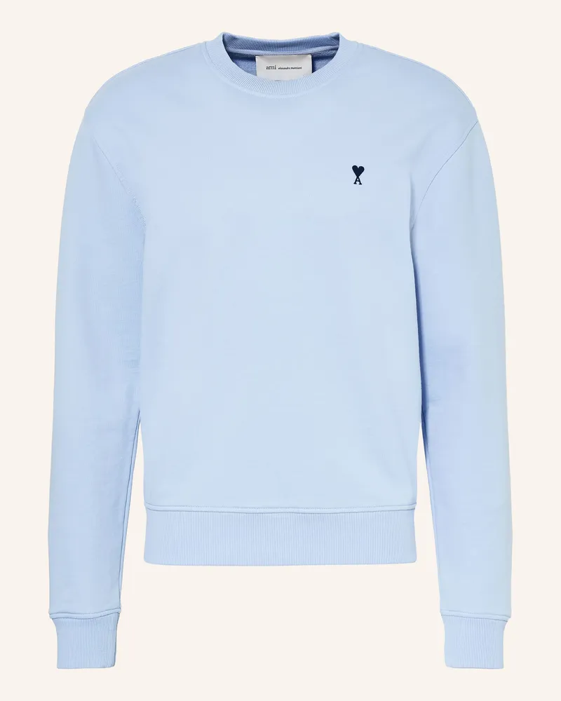 AMI Paris Sweatshirt Molleton blau Hellblau