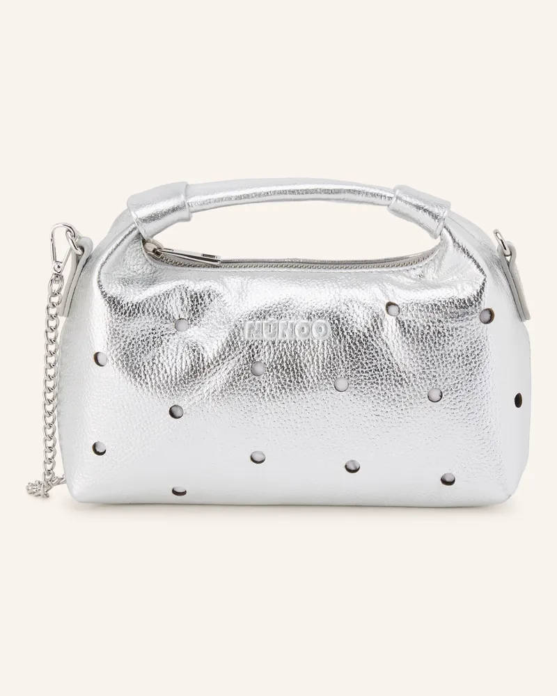 NÚNOO Handtasche Dandy Mini silber Silber