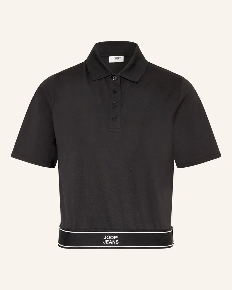 JOOP! Piqué-Poloshirt Talena schwarz Schwarz