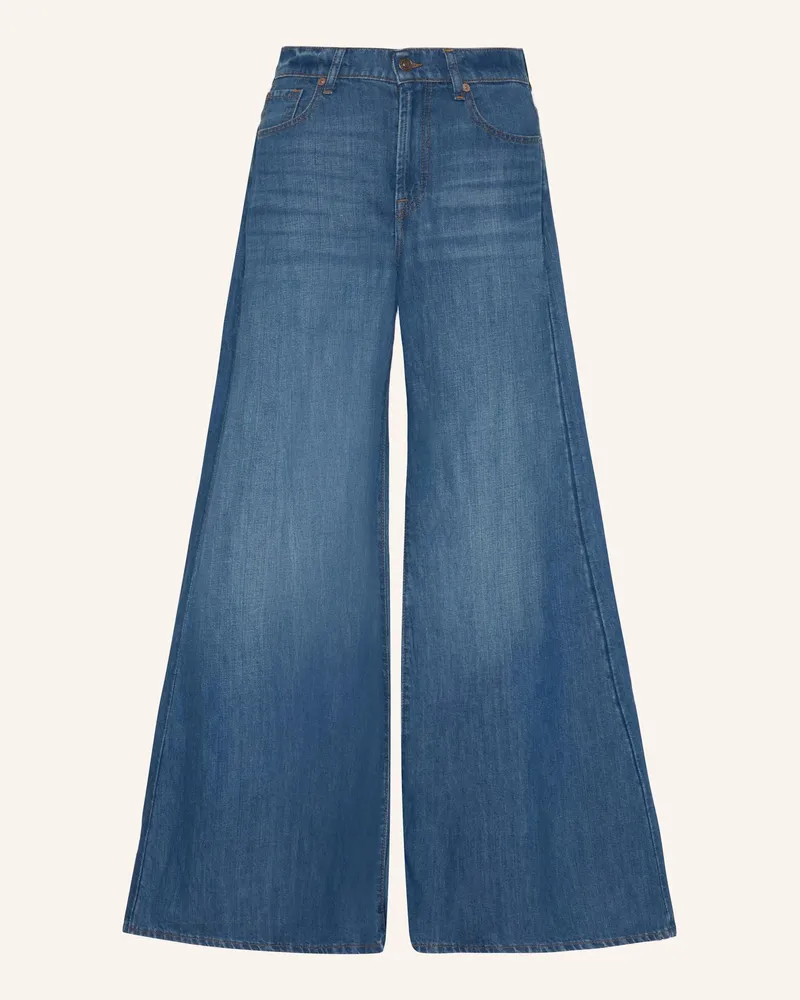 7 for all mankind Jeans WILLOW Wide Leg Fit Blau