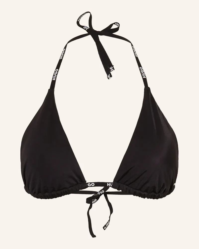 HUGO BOSS Triangel-Bikini-Top PURE Schwarz