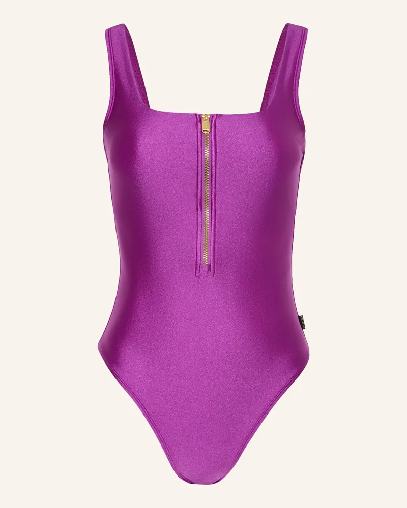 GOLDBERGH Badeanzug Caviar lila Neonlila
