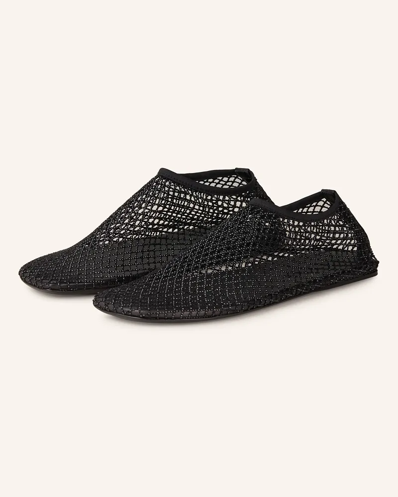 Christopher Esber Ballerinas MINETTE mit Schmucksteinen Schwarz
