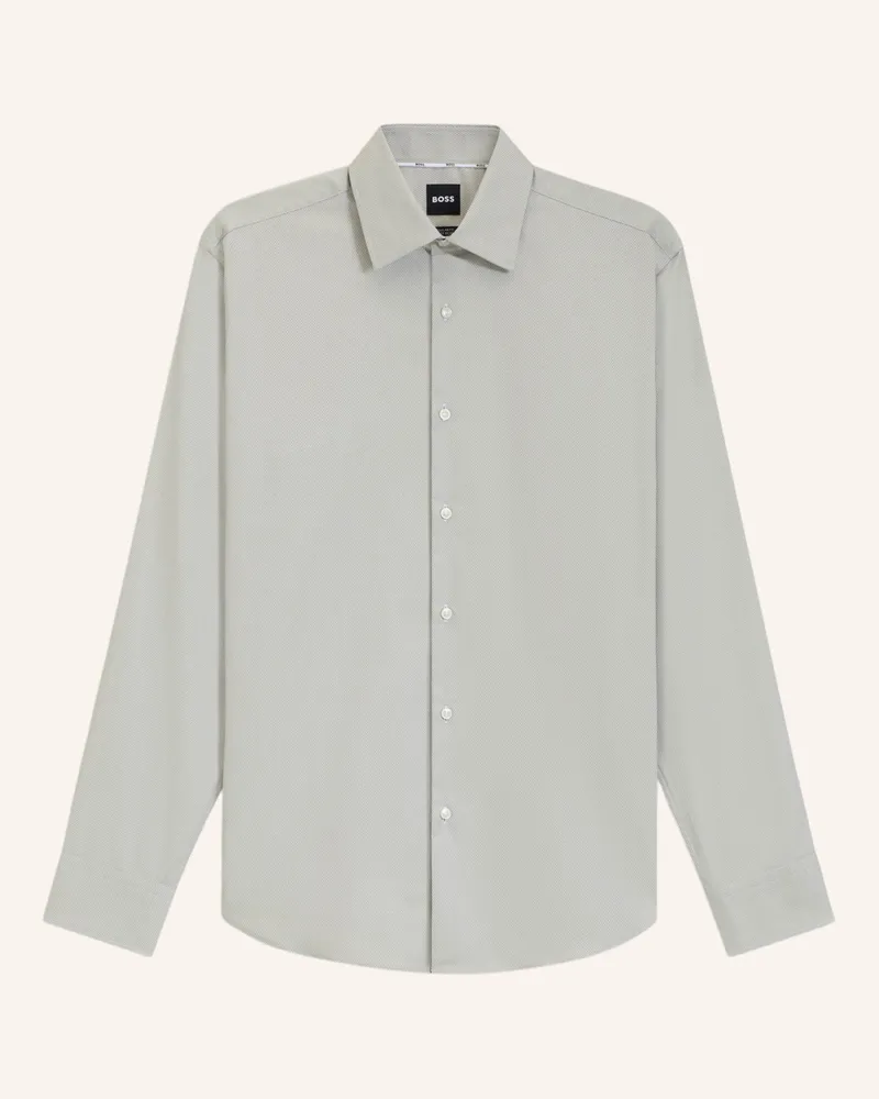 HUGO BOSS Business Hemd H-JOE-KENT-C1-214 Regular Fit Hellgrün
