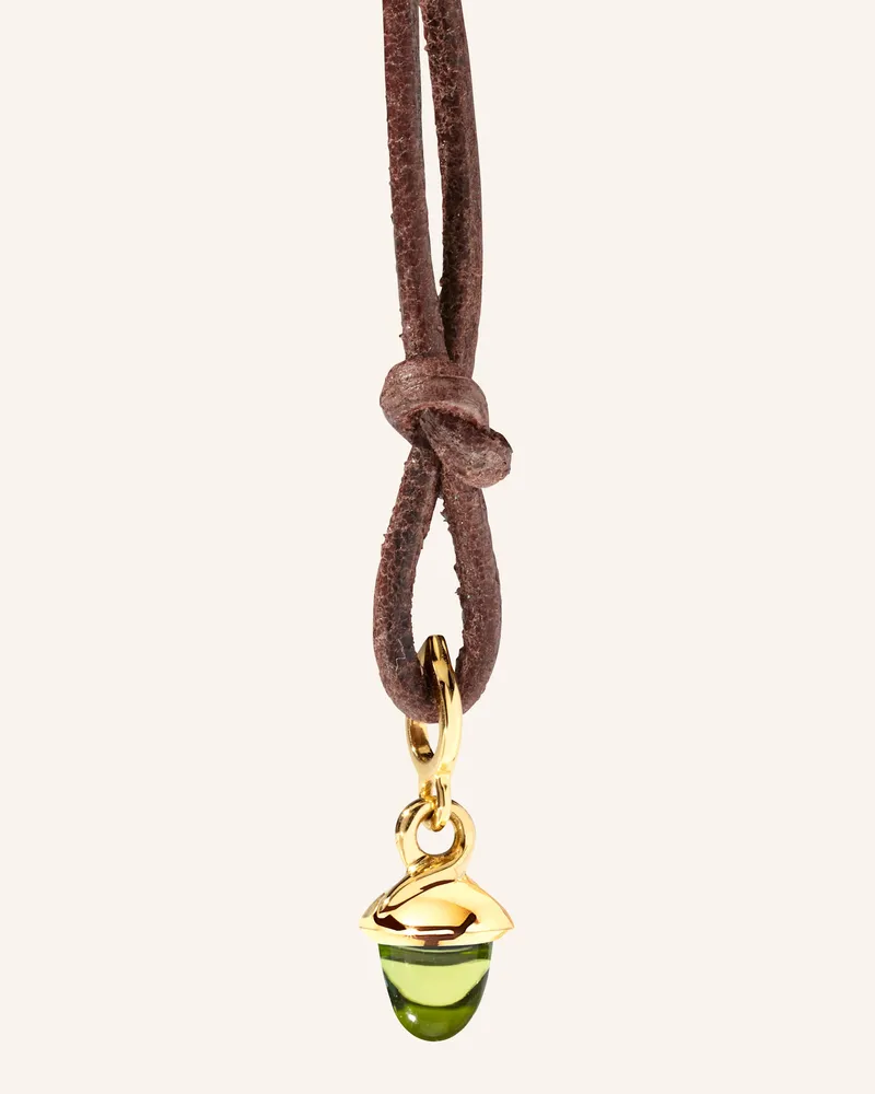 TAMARA COMOLLI Anhänger PENDANT MINIMIKADO PERIDOT 18K Gelbgold Gold
