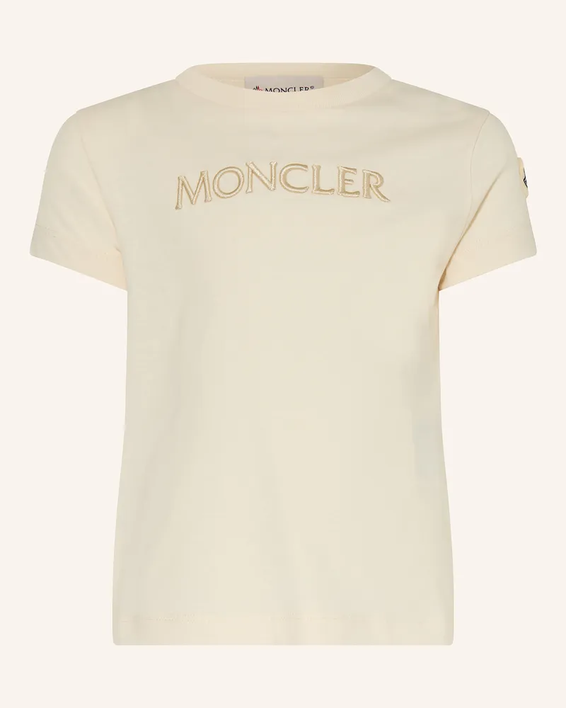 Moncler T-Shirt weiss Ecru