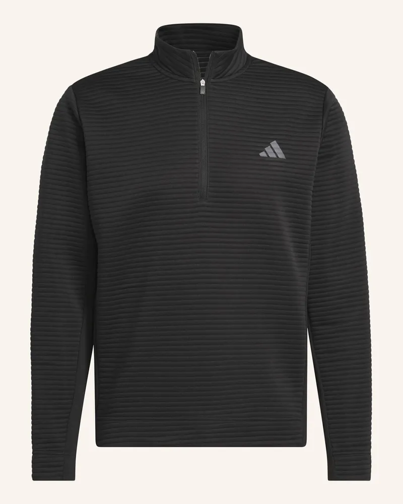 adidas ULTIMATE365 DWR TEXTURED QUARTER ZIP PULLOVER Schwarz