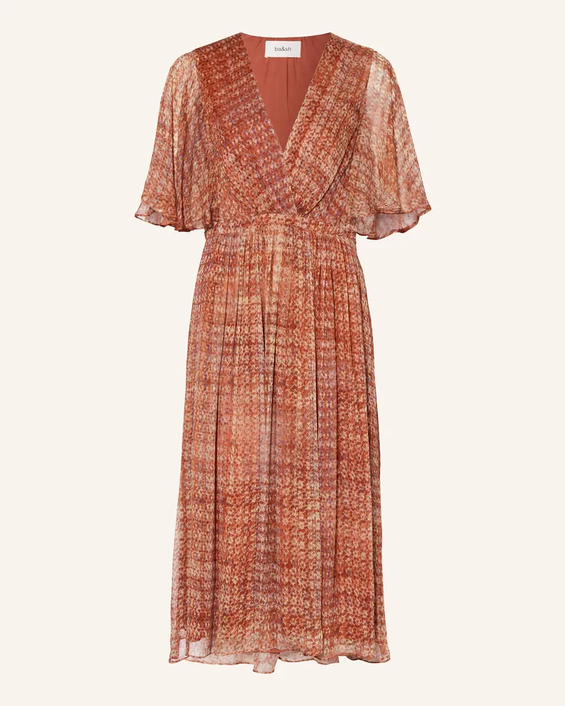 ba&sh Kleid Romance rosa Dunkelrot