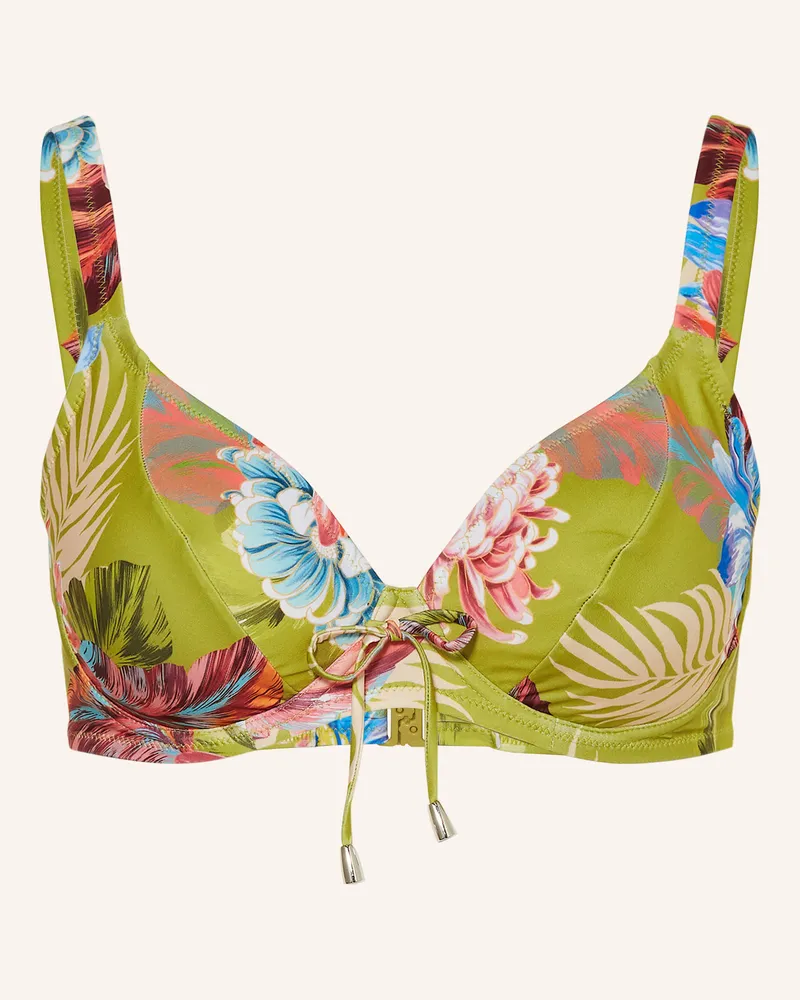 Lidea Bügel-Bikini-Top Botanic Burst gruen Hellgrün