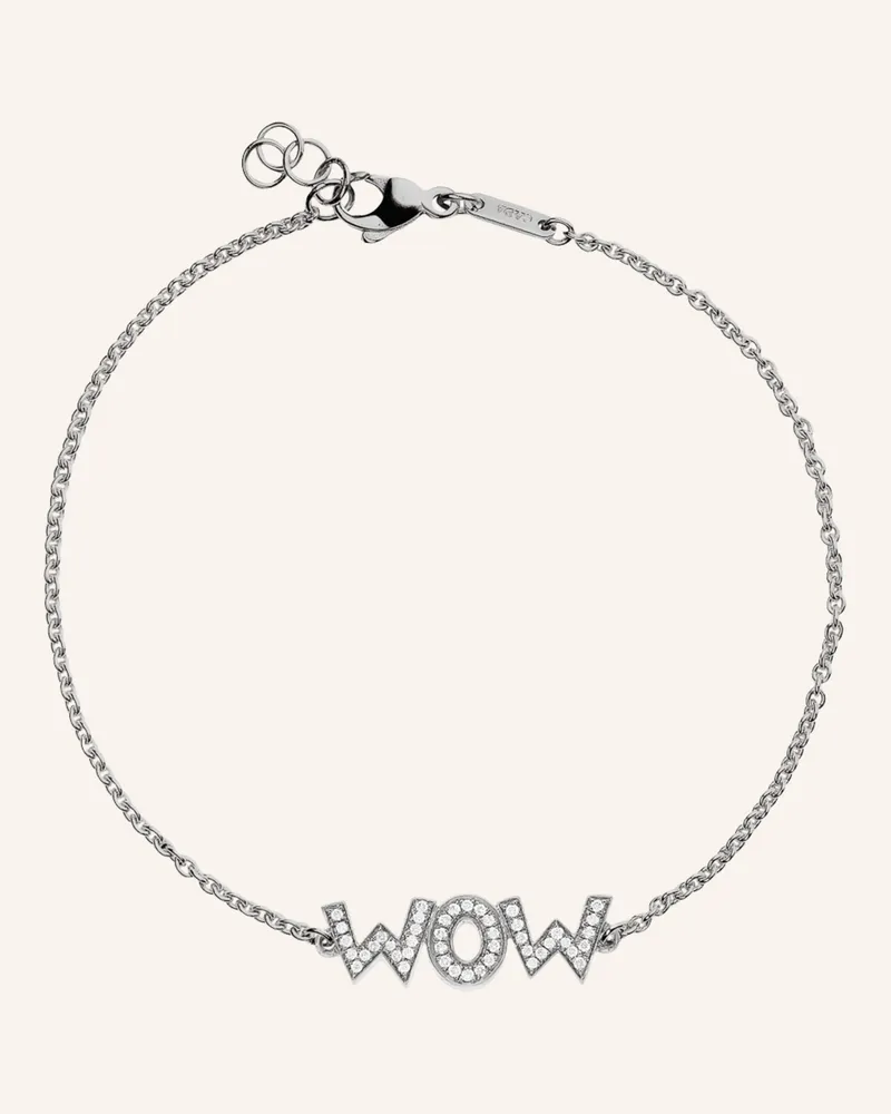 CADA Armband WOW MOM Weissgold
