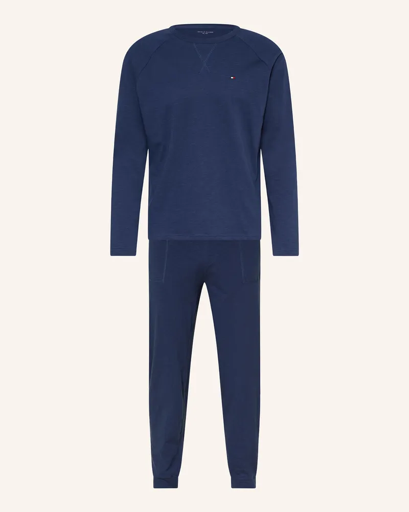 Tommy Hilfiger Schlafanzug blau Dunkelblau