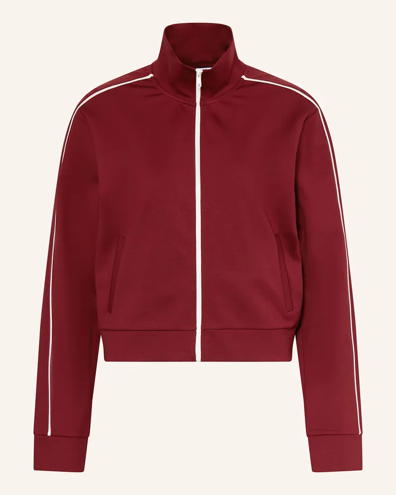 Mrs & HUGS Sweatjacke Dunkelrot