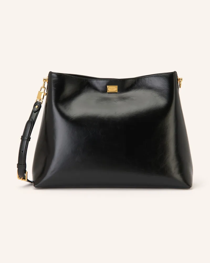 Dolce & Gabbana Schultertasche Vittoria Large schwarz Schwarz