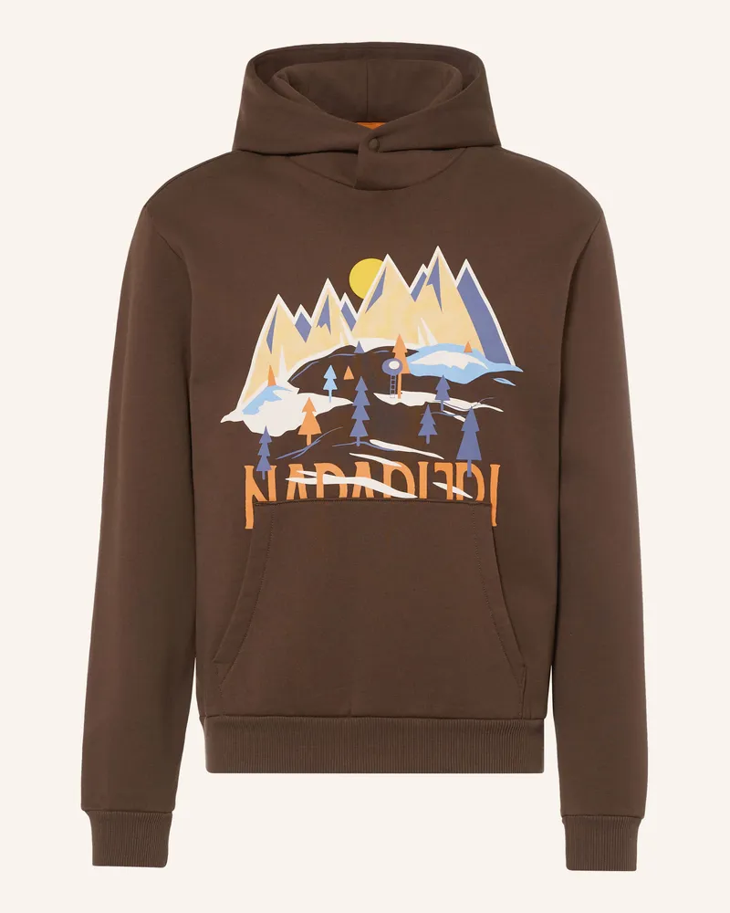 Napapijri Hoodie B-Sweat braun Dunkelbraun