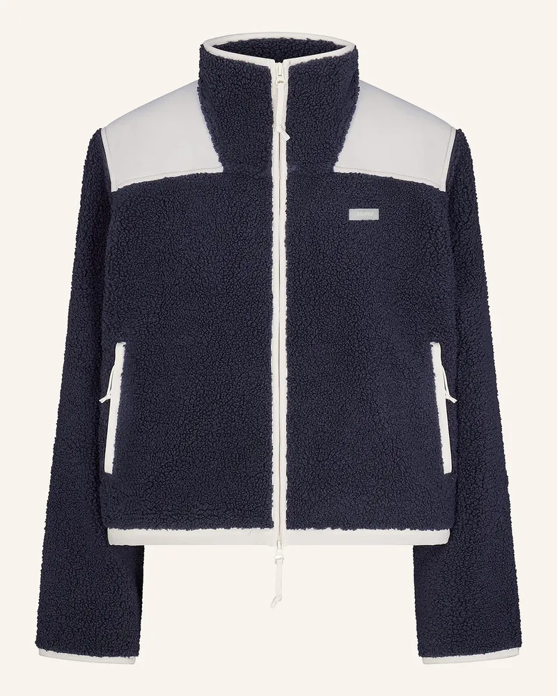 SKIMS Lounge-Fleecejacke Teddy blau Navy
