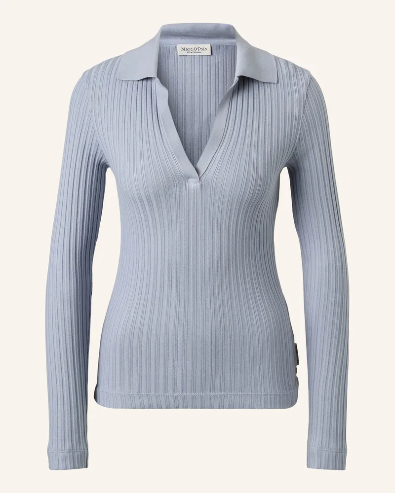 Marc O'Polo Jerseypolo grau Grau