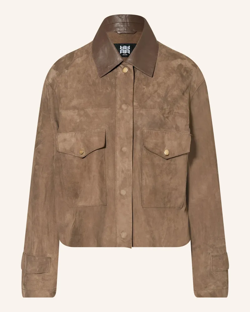 Riani Lederjacke beige Braun
