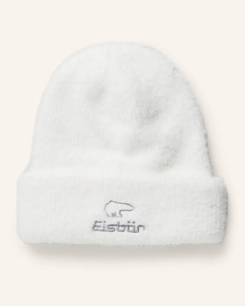 Eisbär Mütze Mana weiss Weiss