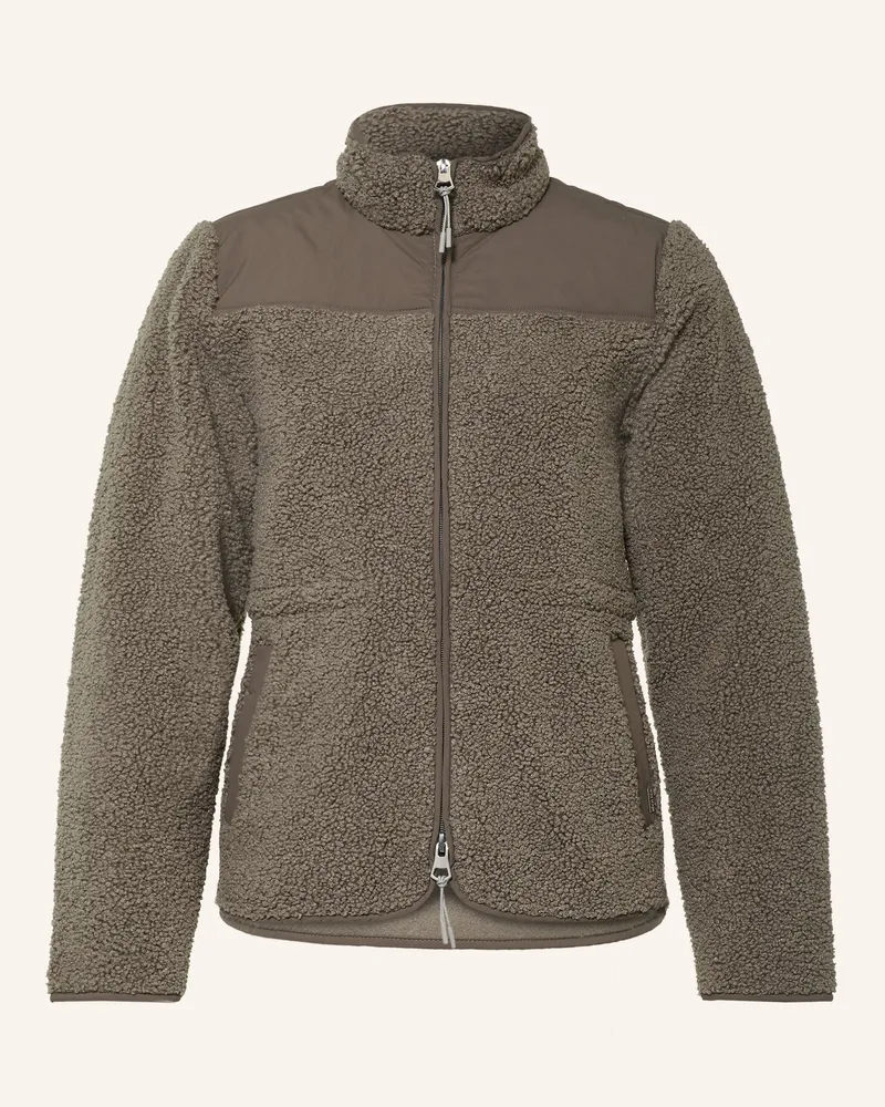 Mos Mosh Teddyfell-Jacke Mmelisa Eli gruen Oliv