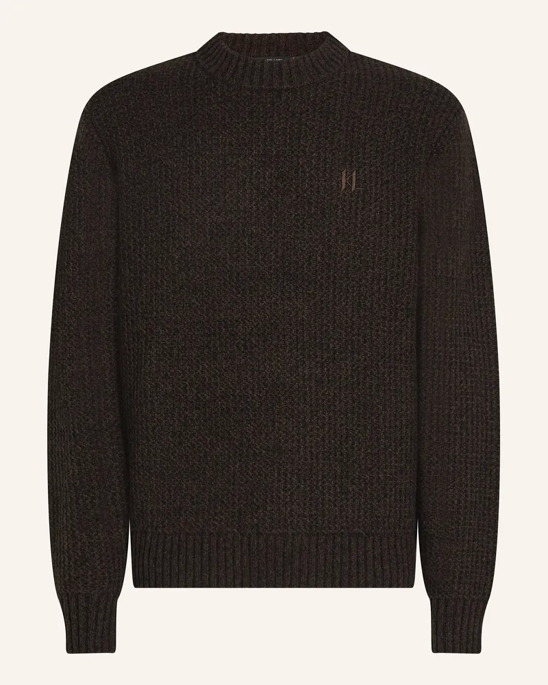 Karl Lagerfeld Sweatshirt braun Dunkelbraun