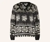 Blusenshirt mit Seide