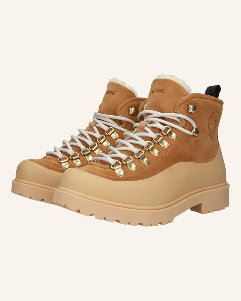 Blackstone Schnürboots Cognac
