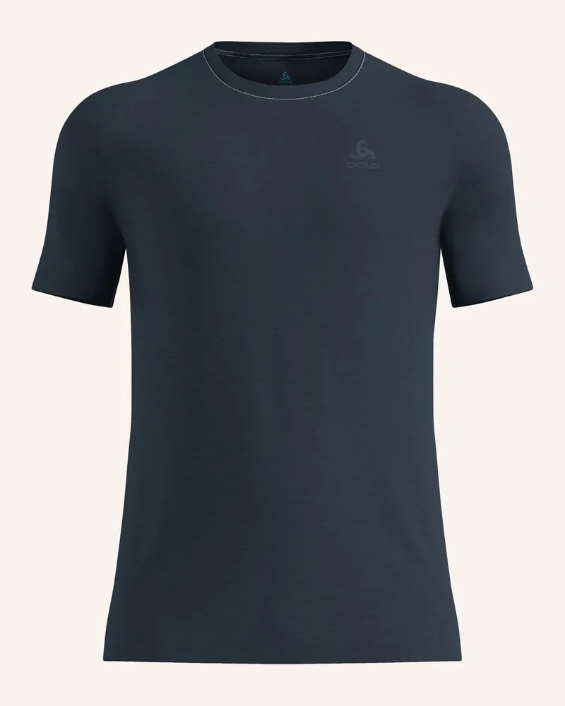 Odlo Funktionswäsche-Shirt Natural Merino 160 Aus Merinowolle blau Dunkelblau
