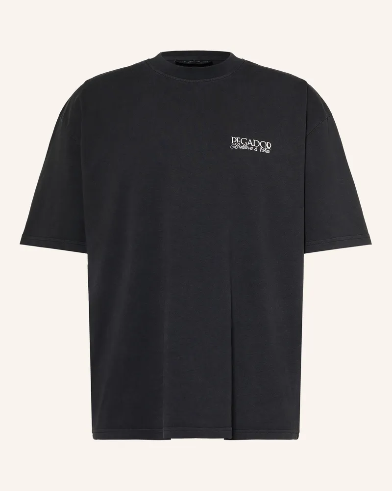 PEGADOR Oversized-Shirt Rapino schwarz Schwarz