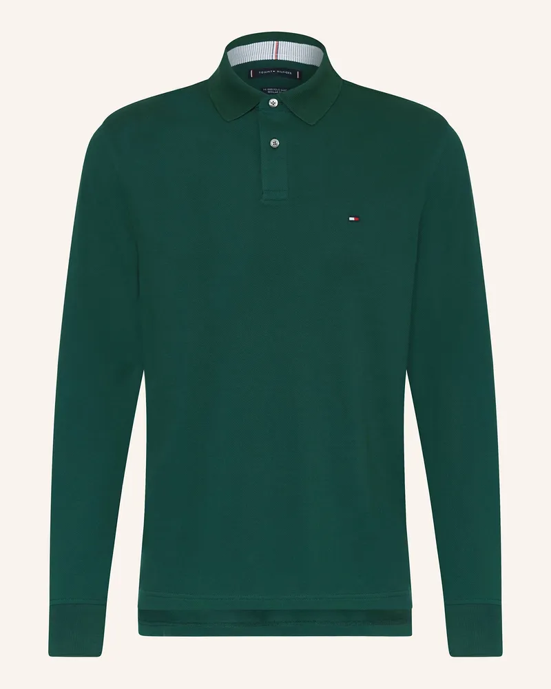 Tommy Hilfiger Piqué-Poloshirt Regular Fit Dunkelgrün