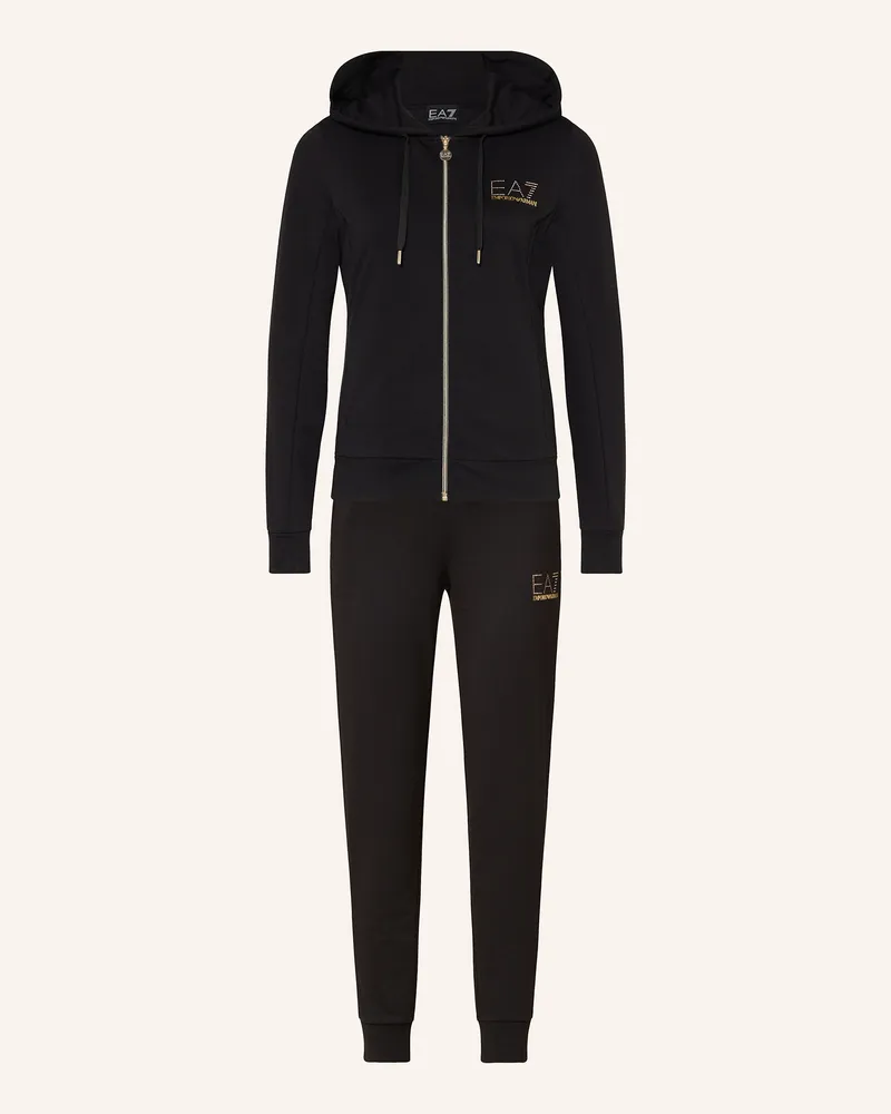 EA7 Trainingsanzug TRAIN Schwarz