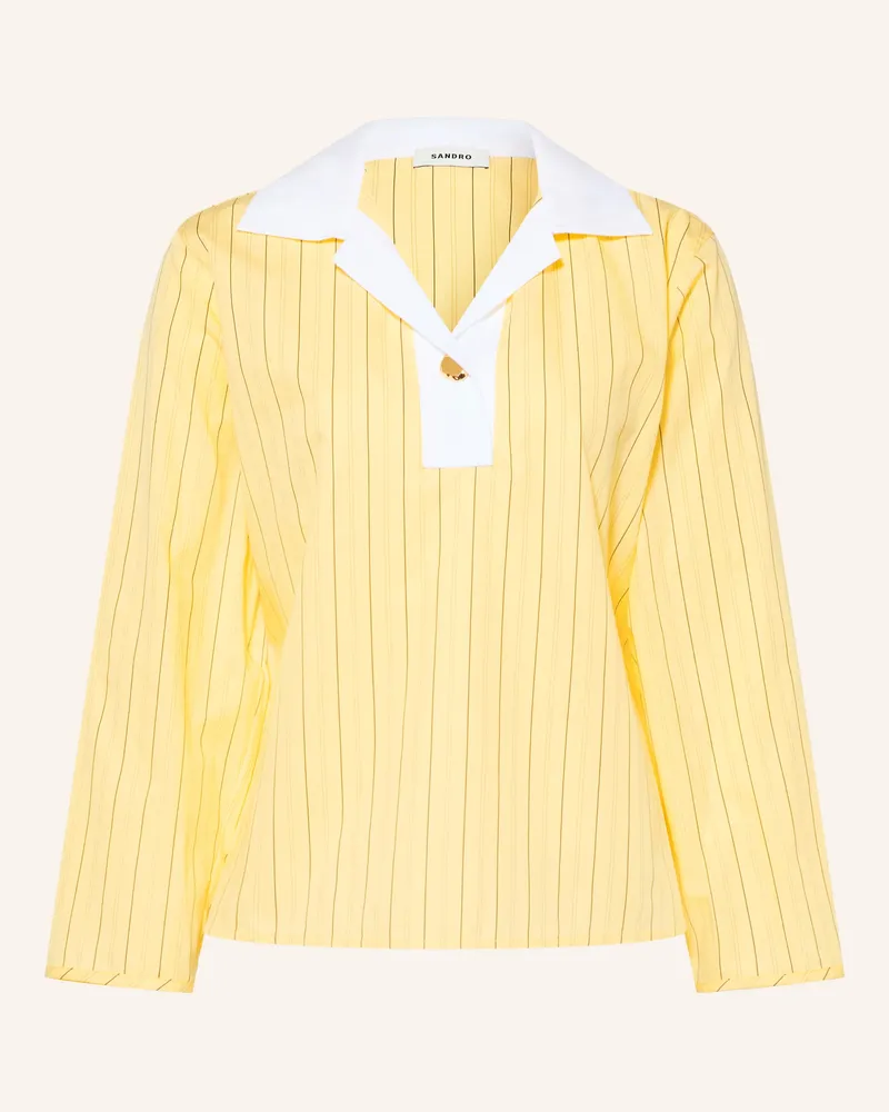 Sandro Blusenshirt gelb Gelb