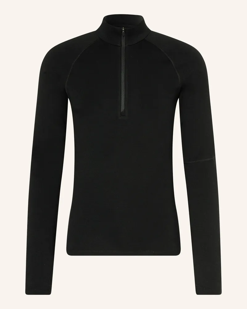 Icebreaker Longsleeve 300 Merinofine Polar Ls Aus Merinowolle schwarz Schwarz
