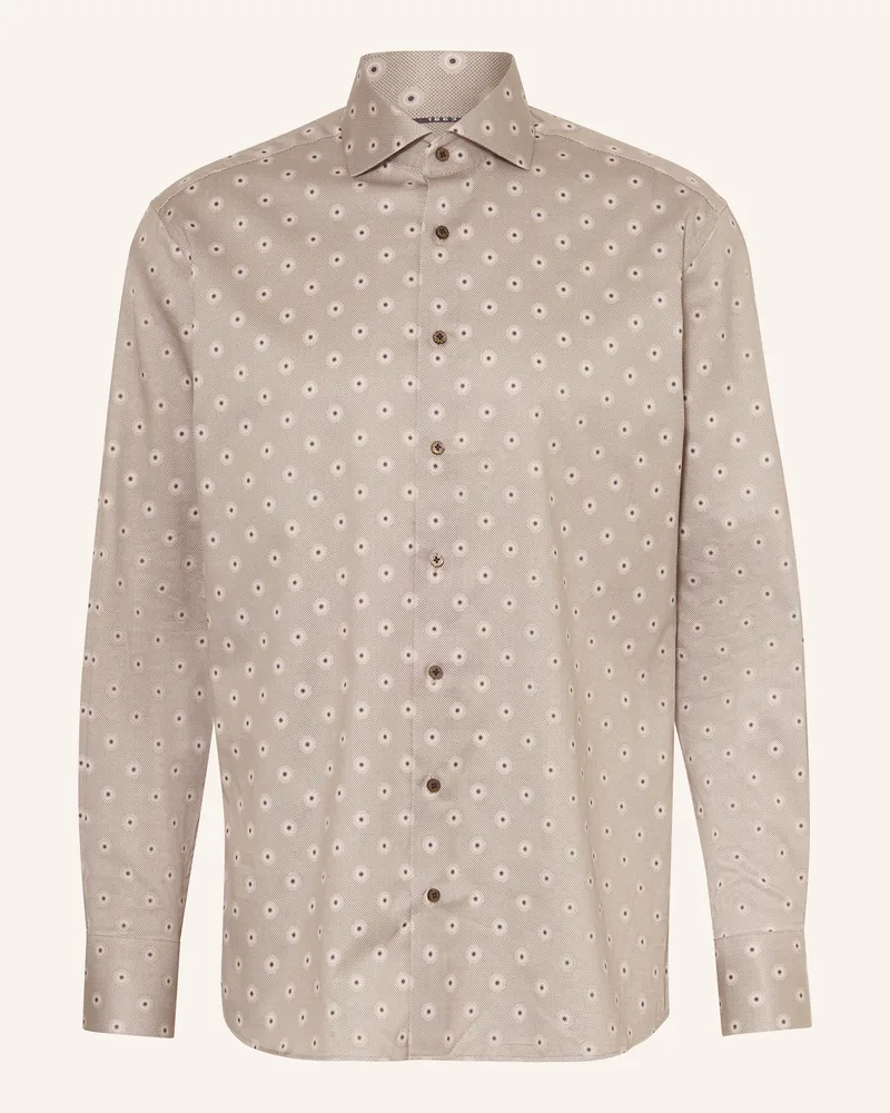 Eterna Hemd Modern Fit Taupe