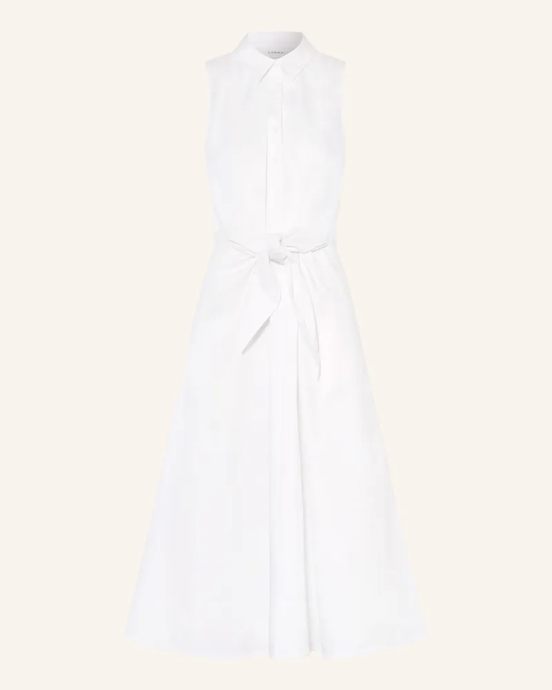 COMMA Hemdblusenkleid weiss Weiss