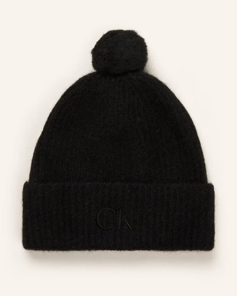 Calvin Klein Mütze mit Alpaka Schwarz