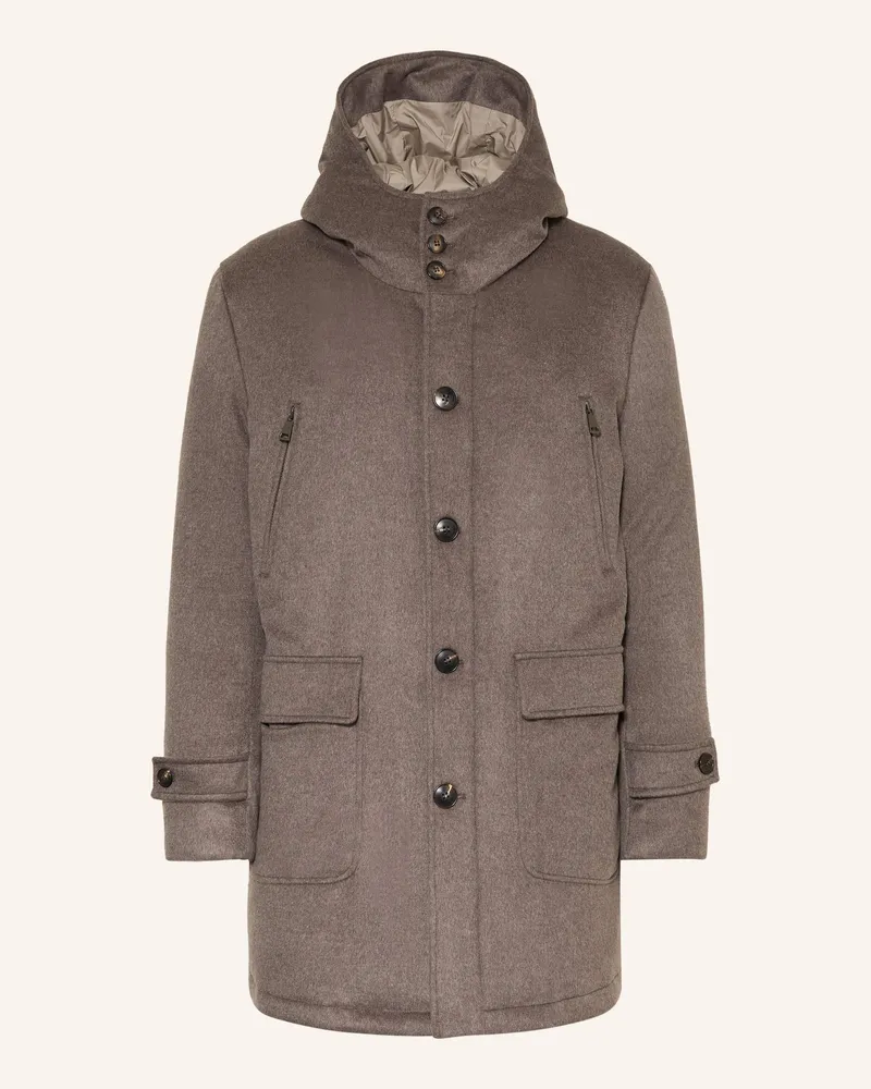 Manzoni 24 Daunenmantel beige Taupe