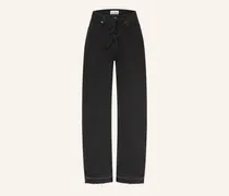 Paperbag-Jeans Ihmisilla schwarz