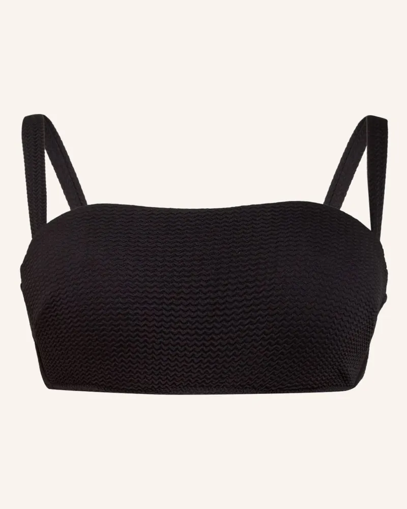 Seafolly Australia Bandeau-Bikini-Top Sea Dive schwarz Schwarz